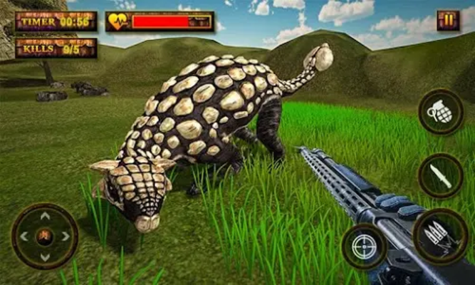 Emulate Android APK Dinosaur Hunter Wild Jurassic Animal Hunting Game 1.0.7 