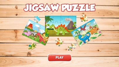 Emulate iPhone app Dinosaur Jigsaw Puzzle For Kids Easy Learning Game using MyAndroid