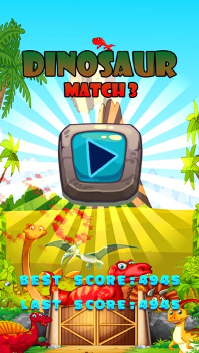 Emulate iPhone app Dinosaur Match 3 Puzzle - Dino Drag Drop Line Game using MyAndroid Emulate iPhone app Dinosaur Match 3 Puzzle - Dino Drag Drop Line Game using MyAndroid