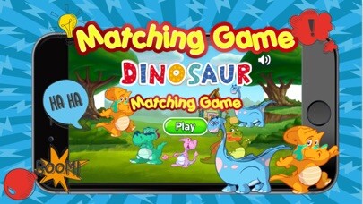 Emulate iPhone app Dinosaur matching remember game preschool matching using MyAndroid