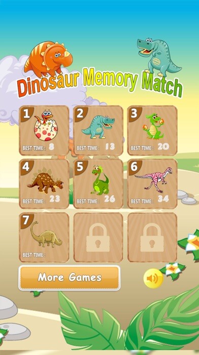 Emulate iPhone app Dinosaur Memory Match - Cards Matching Puzzle Educational Games for Kids using MyAndroid Emulate iPhone app Dinosaur Memory Match - Cards Matching Puzzle Educational Games for Kids using MyAndroid