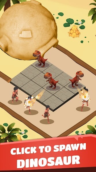 Run android online APK Dinosaur Merge Defense from MyAndroid or emulate Dinosaur Merge Defense using MyAndroid