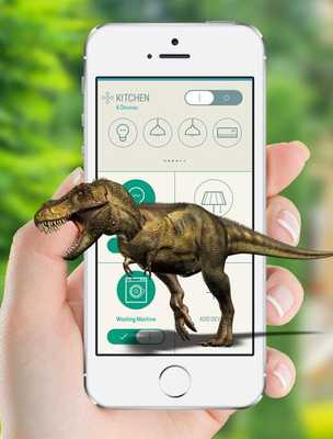 Emulate Android APK Dinosaur on screen prank Emulate Android APK Dinosaur on screen prank