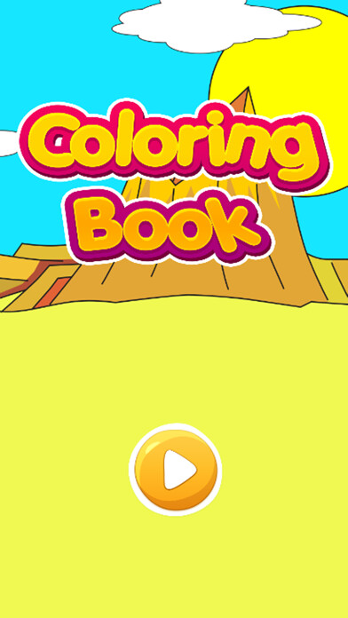 Emulate iPhone app Dinosaur Planet Coloring Book Pages Kids & Adults using MyAndroid