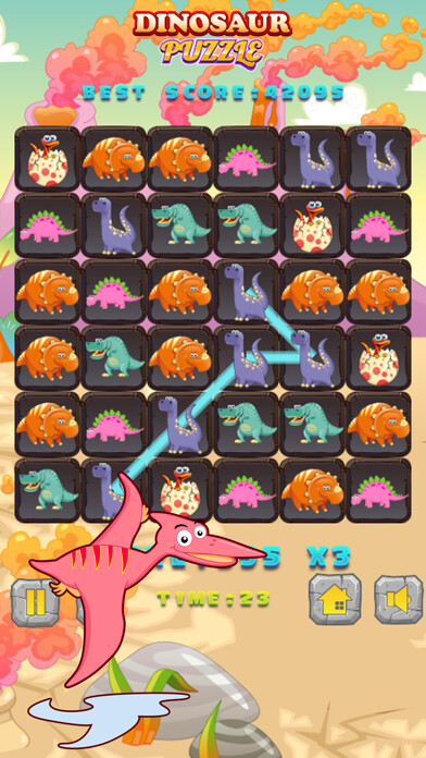 Emulate iPhone app Dinosaur Puzzle Match3 Game Fun Play using MyAndroid Emulate iPhone app Dinosaur Puzzle Match3 Game Fun Play using MyAndroid