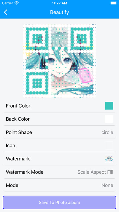 Emulate iPhone app Dinosaur QR Code Generator using MyAndroid Emulate iPhone app Dinosaur QR Code Generator using MyAndroid