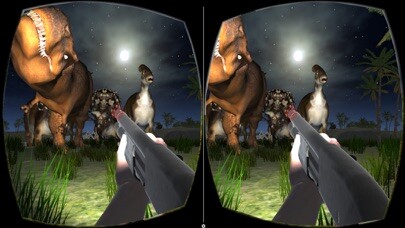Emulate iPhone app Dinosaurs Hunting VR Cardboard using MyAndroid Emulate iPhone app Dinosaurs Hunting VR Cardboard using MyAndroid