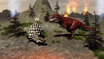 Emulate iPhone app Dinosaur Simulator 3D Attack using MyAndroid