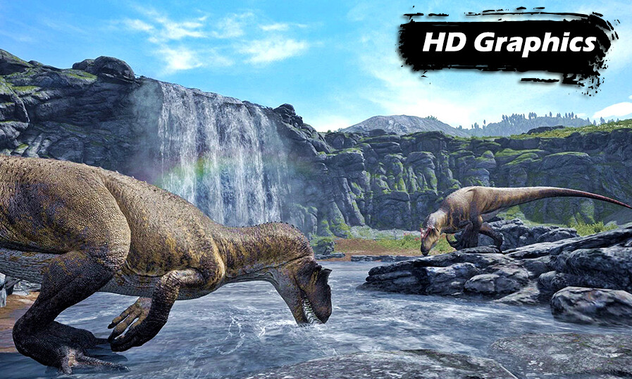 Run android online APK Dinosaur Simulator Jurassic Survival Dinosaur Game from MyAndroid or emulate Dinosaur Simulator Jurassic Survival Dinosaur Game using MyAndroid