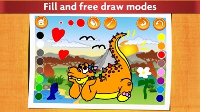 Emulate iPhone app Dinosaurs - Kids Coloring book using MyAndroid Emulate iPhone app Dinosaurs - Kids Coloring book using MyAndroid
