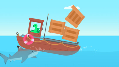 Emulate iPhone app Dinosaur Submarine for toddler using MyAndroid