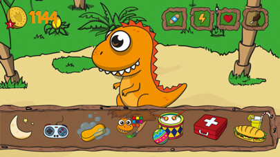 Emulate iPhone app Dinosaur Virtual Pet using MyAndroid