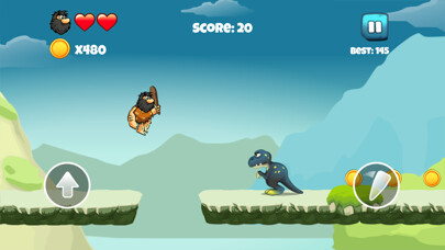 Emulate iPhone app Dinosaur vs Caveman - Dino Hunting Games for Kids using MyAndroid Emulate iPhone app Dinosaur vs Caveman - Dino Hunting Games for Kids using MyAndroid