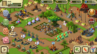 Emulate iPhone app Dinosaur War: Happy Easter! using MyAndroid