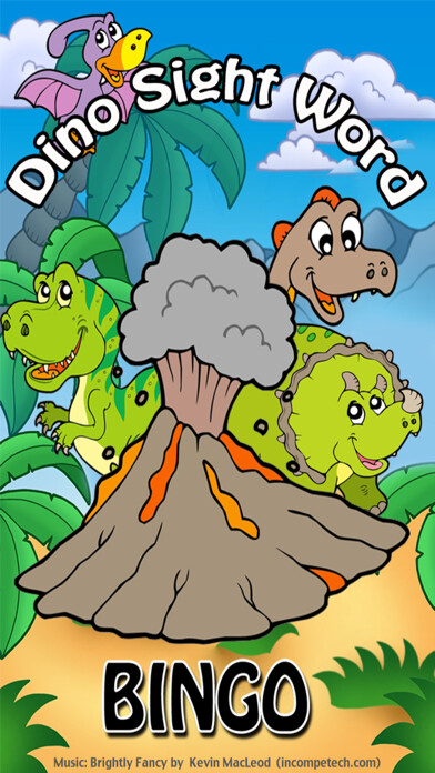 Emulate iPhone app Dino Sight Word Bingo using MyAndroid