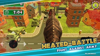 Emulate iPhone app Dino Simulator - City Rampage using MyAndroid Emulate iPhone app Dino Simulator - City Rampage using MyAndroid