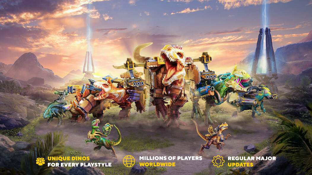 Run android online APK Dino Squad: Dinosaur Shooter from MyAndroid or emulate Dino Squad: Dinosaur Shooter using MyAndroid