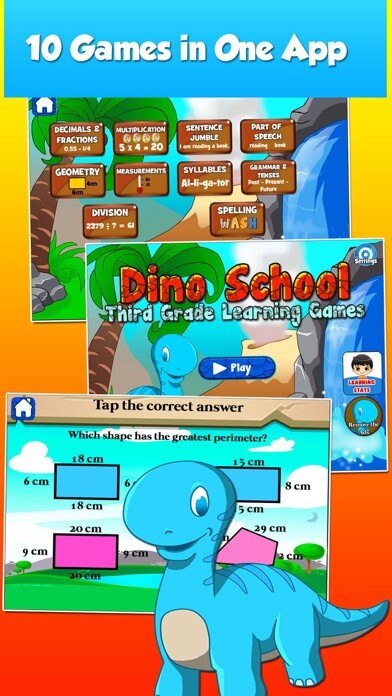Emulate iPhone app Dino Third Grade School Games using MyAndroid Emulate iPhone app Dino Third Grade School Games using MyAndroid