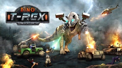 Emulate iPhone app Dino Trex Simulator 3D using MyAndroid