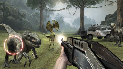 Emulate iPhone app Dino VR Shooter using MyAndroid