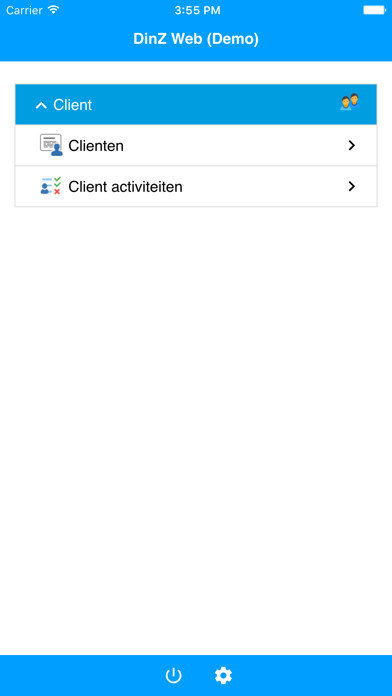 Emulate iPhone app DinZ using MyAndroid