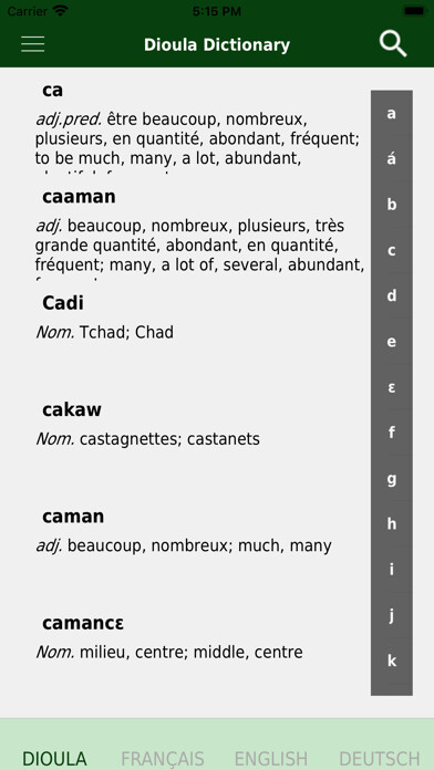 Emulate iPhone app Dioula Dictionary using MyAndroid Emulate iPhone app Dioula Dictionary using MyAndroid