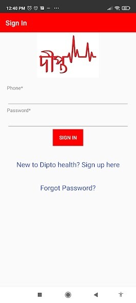 Run android online APK DiptoHealth from MyAndroid or emulate DiptoHealth using MyAndroid