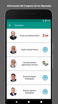 Emulate Android APK Diputados