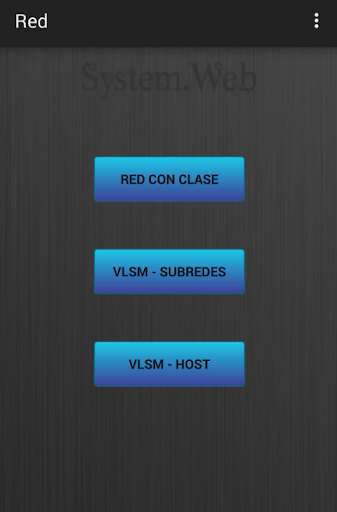 Run android online APK Direccionamiento IP / Subneteo from MyAndroid or emulate Direccionamiento IP / Subneteo using MyAndroid