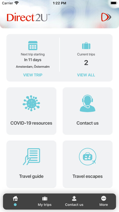 Emulate iPhone app Direct2U Travel using MyAndroid