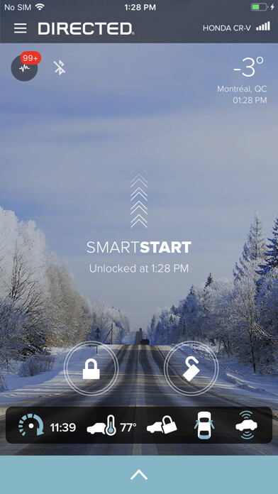 Emulate iPhone app Directed SmartStart using MyAndroid