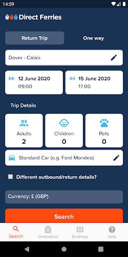 Run android online APK Direct Ferries - Ferry tickets from MyAndroid or emulate Direct Ferries - Ferry tickets using MyAndroid