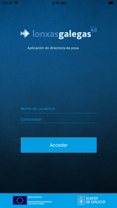 Emulate iPhone app Director/a Lonxas Galegas 4.0 using MyAndroid