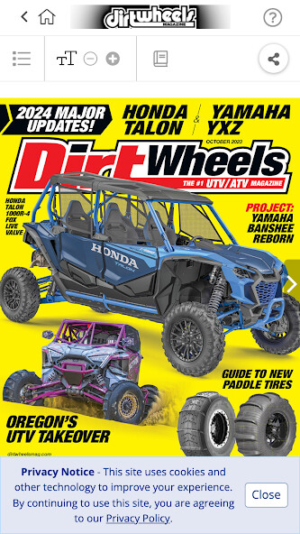Emulate iPhone app Dirt Wheels Magazine using MyAndroid Emulate iPhone app Dirt Wheels Magazine using MyAndroid