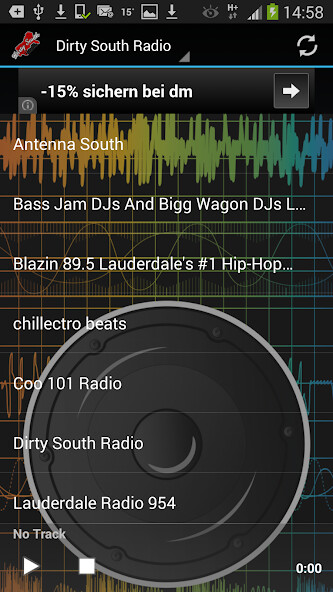 Run android online APK Dirty South Radio Stations from MyAndroid or emulate Dirty South Radio Stations using MyAndroid