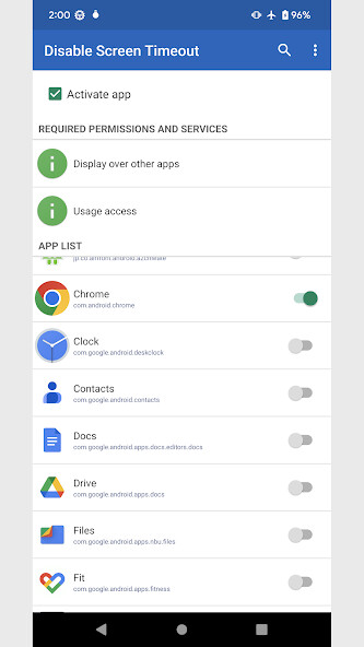 Run android online APK Disable Screen Timeout from MyAndroid or emulate Disable Screen Timeout using MyAndroid