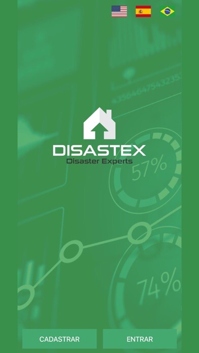 Emulate iPhone app Disastex - Disaster Experts using MyAndroid