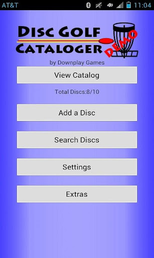 Emulate Android APK Disc Golf Cataloger Demo Emulate Android APK Disc Golf Cataloger Demo