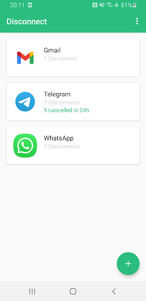 Run android online APK Disconnect: mute notifications from MyAndroid or emulate Disconnect: mute notifications using MyAndroid