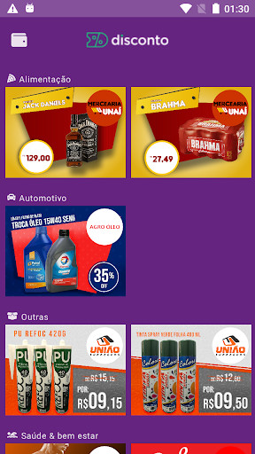 Emulate Android APK Disconto