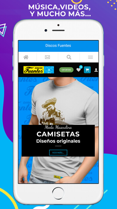 Emulate iPhone app Discos Fuentes using MyAndroid Emulate iPhone app Discos Fuentes using MyAndroid
