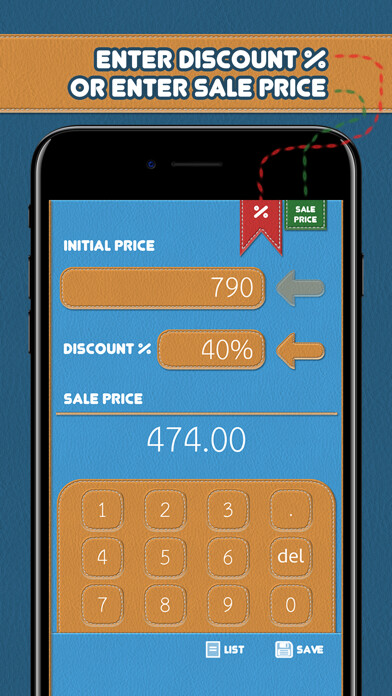 Emulate iPhone app Discount Calculator & Save using MyAndroid Emulate iPhone app Discount Calculator & Save using MyAndroid