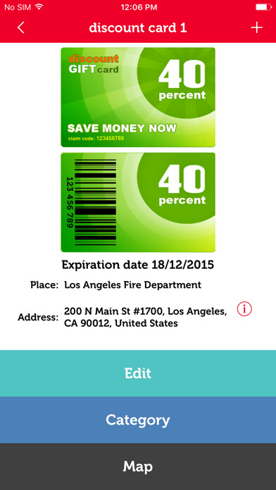 Emulate iPhone app Discount Cards Organizer using MyAndroid Emulate iPhone app Discount Cards Organizer using MyAndroid
