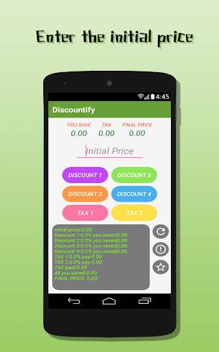 Emulate Android APK Discountify - Price Calculator Emulate Android APK Discountify - Price Calculator