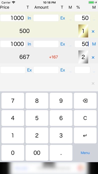 Emulate iPhone app Discount price comp calc 3 using MyAndroid