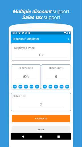 Run android online APK Discount Sale Calculator from MyAndroid or emulate Discount Sale Calculator using MyAndroid