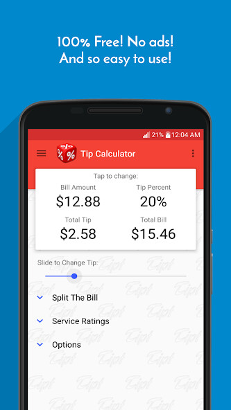 Run android online APK Discount  Tip Calculator Free from MyAndroid or emulate Discount  Tip Calculator Free using MyAndroid