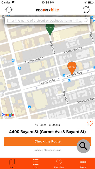 Emulate iPhone app Discover Bike San Diego using MyAndroid Emulate iPhone app Discover Bike San Diego using MyAndroid