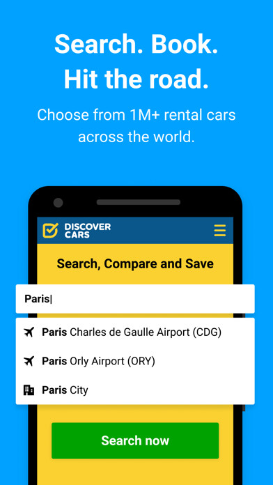 Emulate iPhone app Discover Cars using MyAndroid