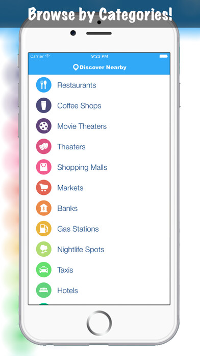 Emulate iPhone app Discover Nearby - Find Places Near Me for Nearest Restaurants, Shops, and Travel Location using MyAndroid Emulate iPhone app Discover Nearby - Find Places Near Me for Nearest Restaurants, Shops, and Travel Location using MyAndroid